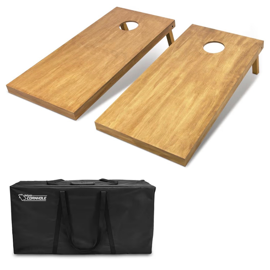 cornhole and case