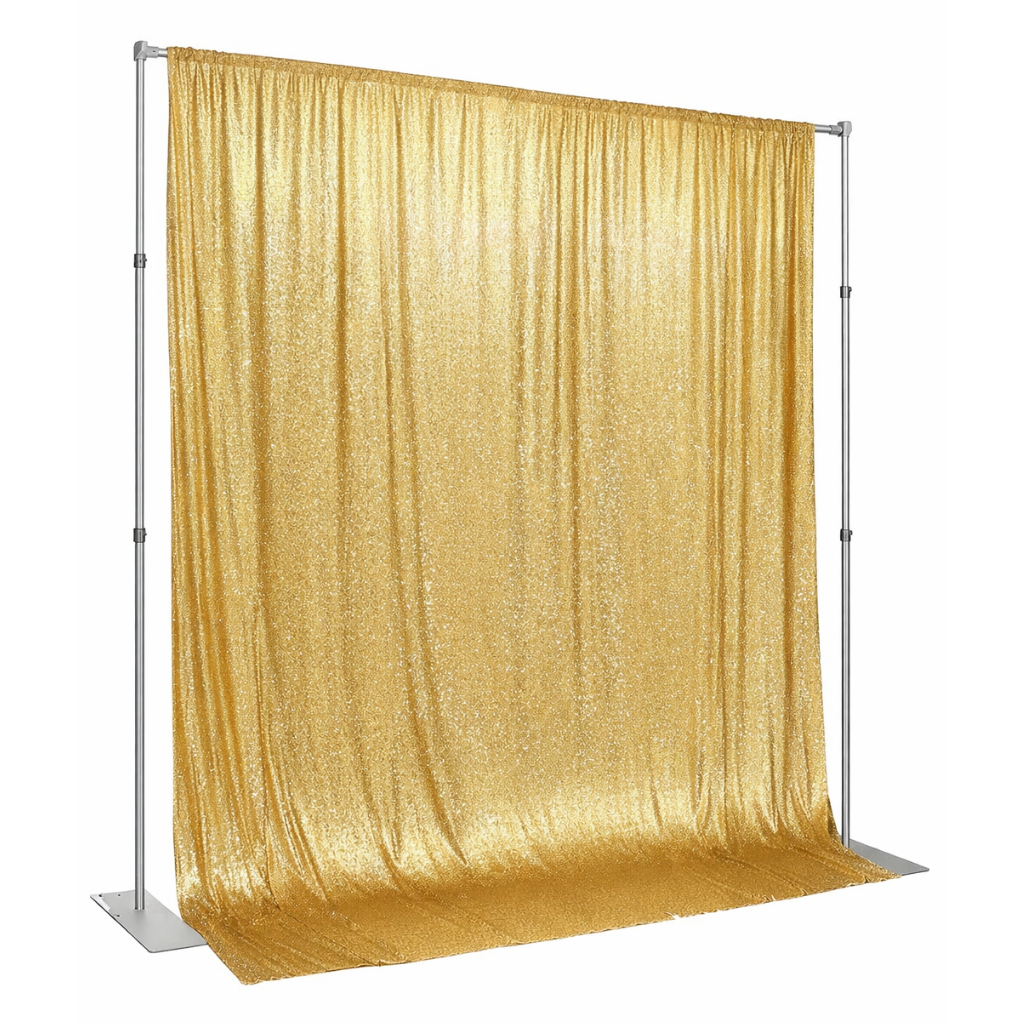 gold sequin backdrop