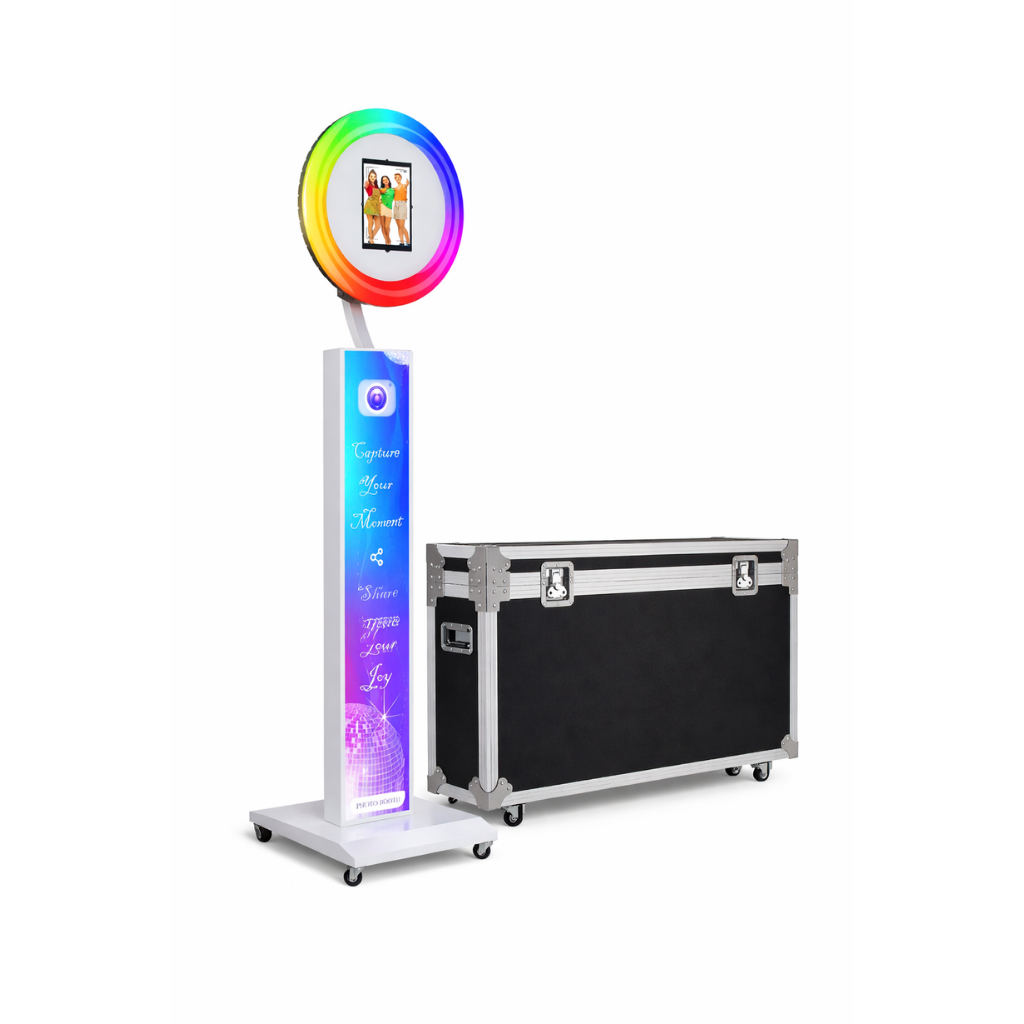 LED selfie Photo Booth and case